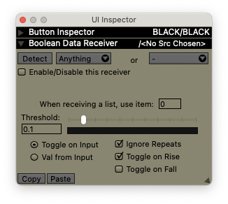 The Boolean Receiver Inspector.