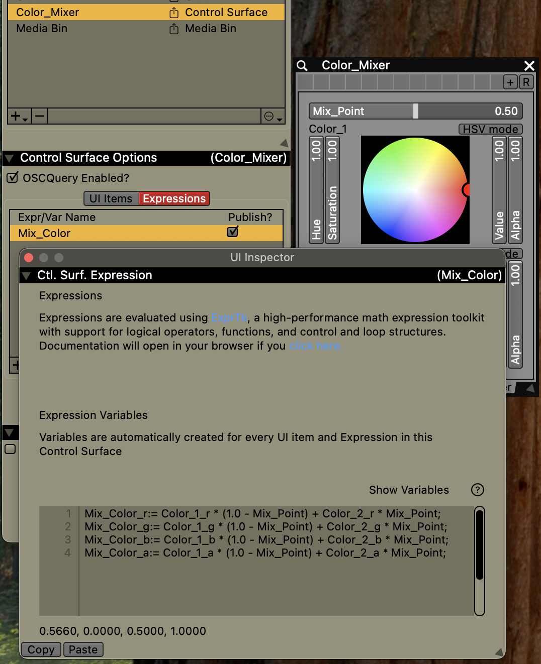 Editing the code for a Float Expression