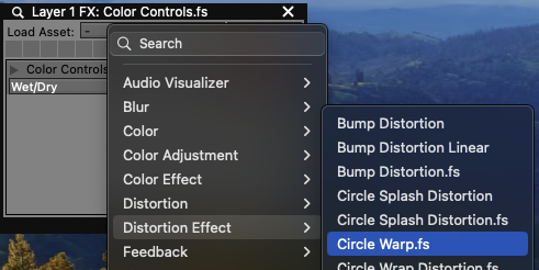 ISF FX include '.fs' at the end of their names when listed in VDMX.