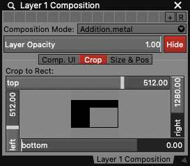 Layer Crop Sliders"