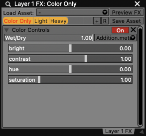 A sample layer FX chain."