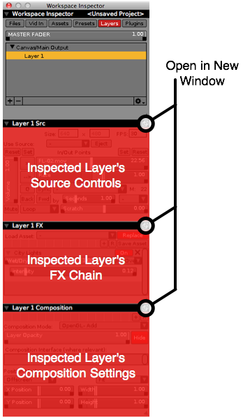 The 'Layers' tab of the Workspace Inspector."