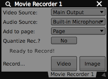 Movie Recorder