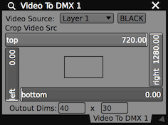 Video to DMX